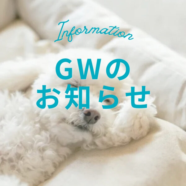 – GWお休みのお知らせ –